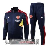Arsenal Insieme Completo Blu Navy Giallo Giacca 2022-23