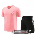 Formazione Set Completo Bambino Algeria 2023 Rosa Nero
