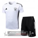 Maglia Formazione Set Completo Germania 2025 Bianco Nero