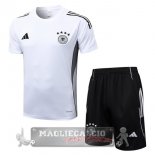 Maglia Formazione Set Completo Germania 2025 Bianco Nero