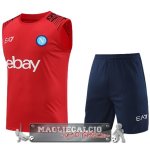 Formazione Senza Maniche Set Completo Napoli 2024-25 Rosso Blu