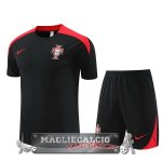 Formazione Set Completo Portogallo 2024 Nero Rosso