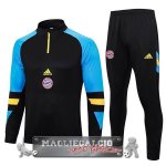 Bayern Monaco Insieme Complet Nero Blu Giallo Felpa Da Allenamento 2023-24