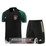 Germania Formazione Set Completo Maglia Calcio 2023 Verde Nero