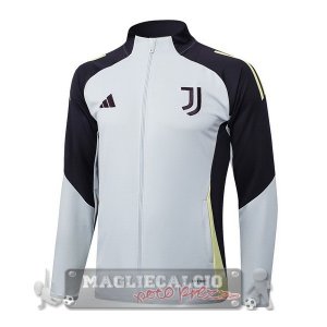 Lunga Zip Giacca Juventus 2025 2026 Grigio Nero