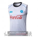 Maglia Senza Maniche Formazione Napoli 2025 2026 Bianco Rosso
