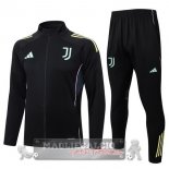 Set Completo Lunga Zip Giacca Juventus 2025 2026 Nero Rosa