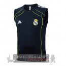 Maglia Formazione Senza Maniche Real Madrid 2025 2026 Blu Navy Verde
