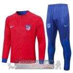 Atletico Madrid Insieme Completo Rosso Blu Giacca 2022-23