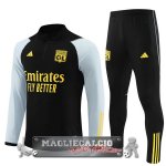 Lione Insieme Completo Grigio Nero Bambino Giacca 2023-24