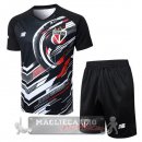 Set Completo Maglia Formazione Sao Paulo 2025 2026 Nero Rosso