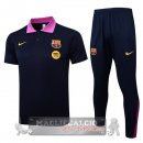 Barcelona Blu Navy Purpureo Maglia POLO Set Completo 2025 2026