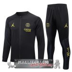 Set Completo Ropa Deportiva Con Cremallera Larga Bambino Paris Saint Germain 2023-24 Nero