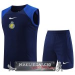 Formazione Senza Maniche Set Completo Al Nassr 2023-24 Blu