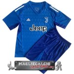 Maglia Calcio Set Completo Uomo Portiere Juventus 2023-24 Blu