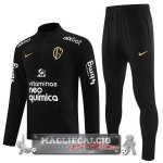 Corinthians Paulista Insieme Completo II Nero Felpa Da Allenamento 2023-24