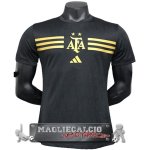 Speciale Maglia Calcio Argentina Giocatori 2024 Nero Giallo