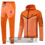 Nike Set Completo I Arancione Giacca Felpa Cappuccio 2022-23