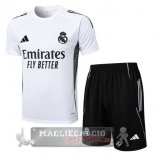 Set Completo Maglia Formazione Real Madrid 2025 2026 Bianco Nero