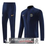 Paris Saint Germain Insieme Completo Blu II Navy Giacca Lunga Zip 2023-24