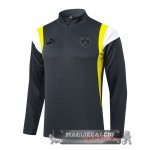 Felpa Da Allenamento Borussia Dortmund 2023-24 Grigio Giallo