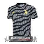 Juventus Formazione Maglia Calcio 2023-24 Grigio I Nero