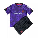 Deportivo Toluca Set Completo Bambino Maglia Calcio Terza 2021-22