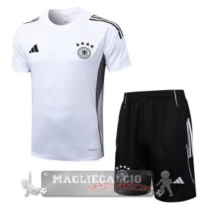 Maglia Formazione Set Completo Germania 2025 Bianco Nero