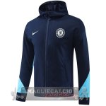 Felpa Cappuccio Chelsea 2024 2025 Blu Navy