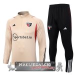 Sao Paulo Insieme Completo Giallo Nero I Bianco Felpa Da Allenamento 2023-24