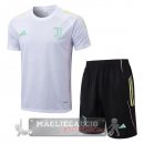 Set Completo Maglia Formazione Juventus 2025 2026 Bianco I Rosa Nero