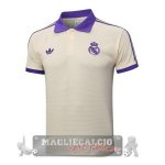 Real Madrid Giallo Purpureo Maglia POLO 2025 2026