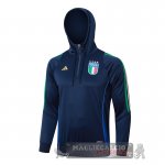 Felpa Cappuccio Italia 2024 Blu Navy