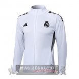 Lunga Zip Giacca Real Madrid 2025 2026 Bianco