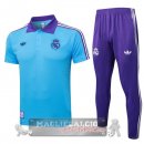 Real Madrid Blu Purpureo Maglia POLO Set Completo 2025 2026