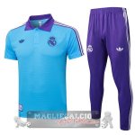 Real Madrid Blu Purpureo Maglia POLO Set Completo 2025 2026