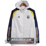 Bayern Monaco Bianco Blu Giallo Giacca A Vento 2023-24