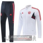 Bayern Monaco Insieme Completo Grigio Bianco Giacca 2022-23