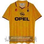 Terza Maglia Calcio AC Milan Retro 1995-1996 giallo