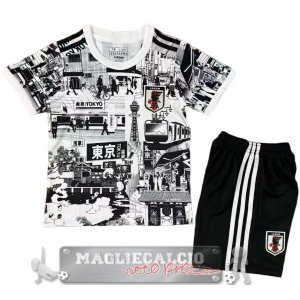 Speciale Set Completo Maglia Bambino Giappone 2026 Bianco Nero