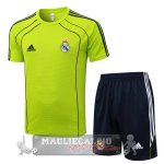 Set Completo Maglia Formazione Real Madrid 2025 2026 Verde Nero