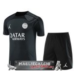 Paris Saint Germain Completo Bambino Formazione 2023-2024 Nero Grigio