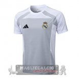 Maglia Formazione Real Madrid 2025 2026 Grigio Bianco