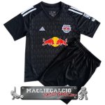 New York Red Bulls Set Completo Bambino Maglia Calcio Portiere 2023-24 Nero