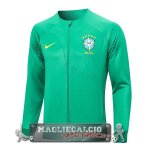Brasile Verde Giacca Lunga Zip 2023