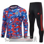 Bayern Monaco Insieme Completo Blu Rosso Nero Giacca 2021-22