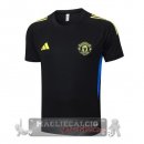 Maglia Formazione Manchester United 2025 2026 Nero Giallo