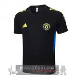 Maglia Formazione Manchester United 2025 2026 Nero Giallo