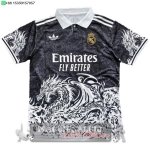 Thailandia speciale Maglia Calcio Real Madrid 2025 2026 Nero Bianco