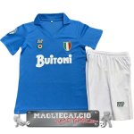 Napoli Retro Set Completo Bambino Maglia Calcio Home 1988-1987